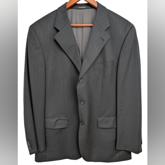 Baumler vintage oversized 100% virgin wool suit jacket blazer size XL - Picture 1 of 9